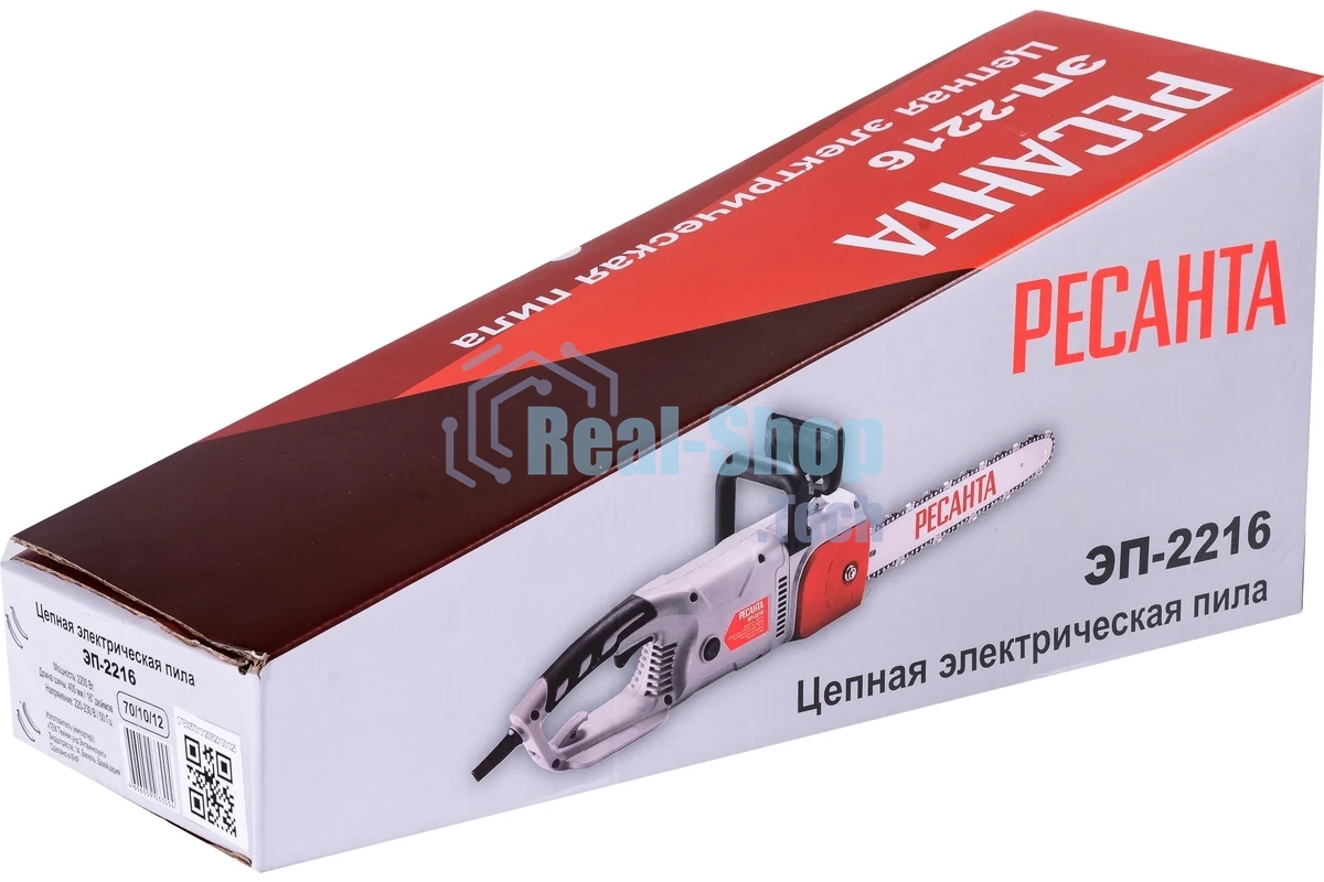 Электрическая цепная пила Ресанта ЭП-2216 2200Вт дл.шины:16