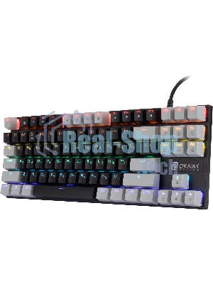 Клавиатура Oklick K600X проводная, USB Type-A, серый