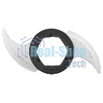 Кухонный комбайн KitchenAid 5KFP1318EWH, мощность 400 Вт, объем чаши 3.1 л, импульсный режим, белый