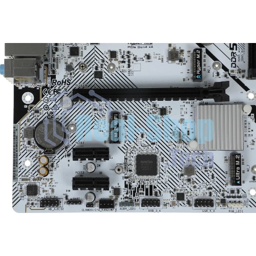 Материнская плата ASRock B760M-HDV/M.2, LGA 1700, Intel B760, 2xDDR5, 4xSATA, 2xM.2, 1xPCI-E 4.0 x16, 2xPCI-E x1, 1xDP, 1xHDMI, 1xVGA, 1x 2.5Gb LAN, 2xUSB-A 3.2 Gen 1, 3xUSB 2.0, 3x3.5 мм, 7.1, Micro-ATX