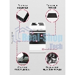 Плита электрическая Hansa FCEW53000 белый, конфорок 4 шт, духовка 68 л, 50 см x 85 см x 60 см