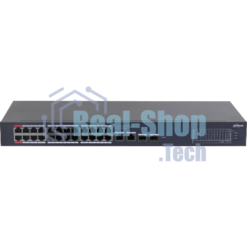 Коммутатор Dahua DH-CS4228-24GT-240, 26×1 Гбит/с + 2×1 Гбит/с Combo, управляемый