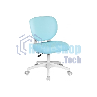 Кресло Cactus CS-CHR-3594BL голубой, ткань, 75 кг, механизм качания