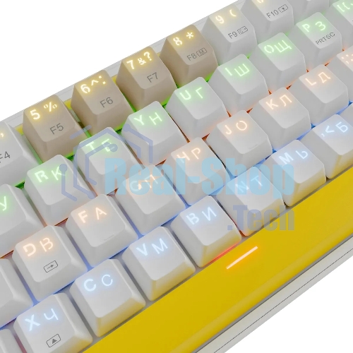 Клавиатура Redragon Fizz проводная, USB Type-A, белый