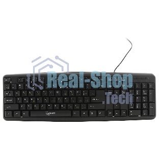 Клавиатура проводная Gembird KB-8320U-BL, USB, черный