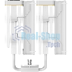 Кулер Ocypus Iota A62 WH Iota-A62-WH белый 120мм алюминий+медь 2000rpm 29db 4-pin 260W 158мм