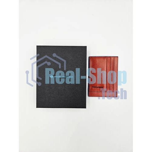 Картхолдер Piquadro Blue Square PP2762B2R/CU4 табачный, натуральная кожа