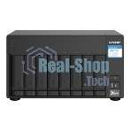 Сетевое хранилище без дисков SMB QNAP TS-832PX-4G 8-Bay NAS, AL324 64-bit quad-core 1.7GHz, 4Gb DDR4 SO-DIMM RAM (up to 1x16 Gb), 8 x 3.5