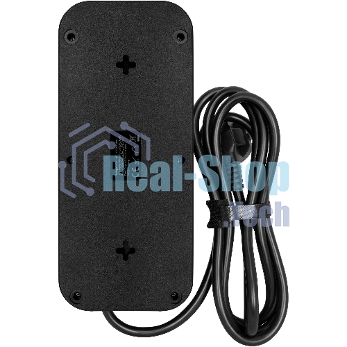 Сетевой фильтр Powercom SP-08 USB03AB 3,0 m 3.0м, 8 розеток, черный, коробка