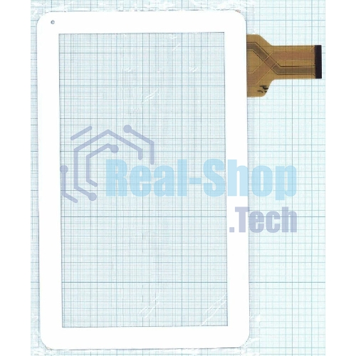 Сенсорное стекло (тачскрин) XC-PG1010-005FPC (257x159мм), белое