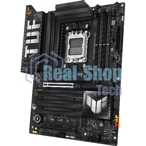 Материнская плата ASUS TUF GAMING X870-PLUS WIFI, AM5, AMD X870, 4xDDR5, 2xSATA, 4xM.2, 1xPCIe 5.0 x16, 1xPCIe 4.0 x4, 1xHDMI, 1xUSB-C 3.2 Gen 2, 1xUSB-C 3.2 Gen 2x2, 2xUSB-C 4.0, 1x 2.5Gb LAN, 1xUSB-A 2.0, 3xUSB-A 3.2 Gen 2, 4xUSB-A 3.2 Gen 1, 5x3.5 мм, Wi-Fi 7, ATX