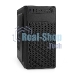 Компьютерный корпус Minitower ExeGate mEVO-7803-XP400 (mATX, БП XP400 с вент. 12см, 2*USB+1*USB 3.0, HD аудио, черный, 2 вент. 12см с RGb подсветкой)