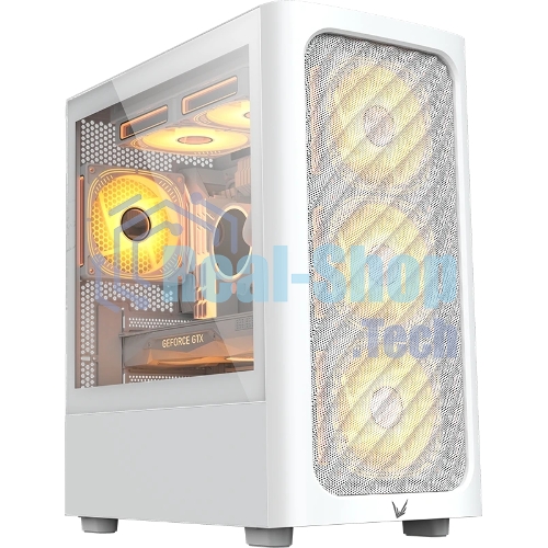 Компьютерный корпус Aerocool/Formula V Line Air Mesh G3 Plus White, MATX, Type-C*1, USB 3.0*2, FRONT 3x120мм FRGb, REAR 1x120мм FRGb