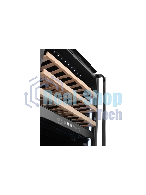 Винный шкаф встраиваемый ZÜGEL ZCWI570DB черный, 145 л, 2 отсека, 57 бут.