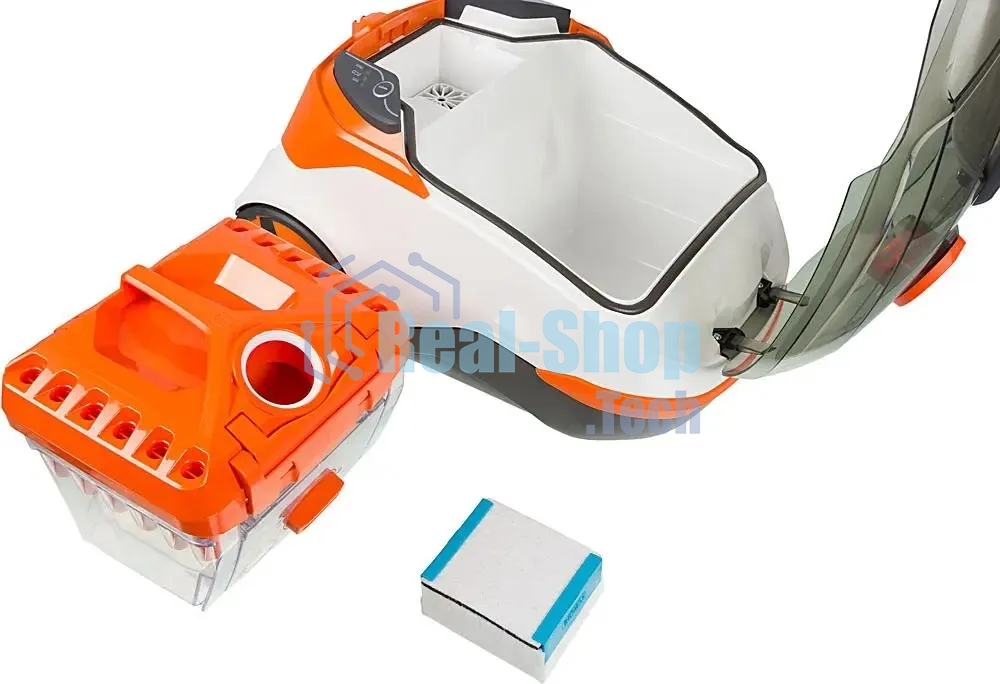 Пылесос моющий Thomas DryBOX + AquaBOX Cat&Dog белый/оранжевый, 325/1700 Вт, уборка сухая/сбор жидкости, пылесборник контейнер 2.6 л