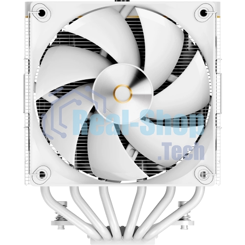 Кулер Ocypus Iota A62 WH Iota-A62-WH белый 120мм алюминий+медь 2000rpm 29db 4-pin 260W 158мм