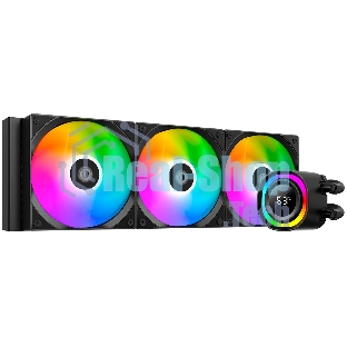 Система жидкостного охлаждения ID-Cooling FX360 TD ARGB Soc-AM5/AM4/1200/1700/1851 черный 4-pin 27.2dB Al+Cu LCD 350W Ret