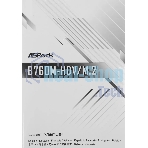 Материнская плата ASRock B760M-HDV/M.2, LGA 1700, Intel B760, 2xDDR5, 4xSATA, 2xM.2, 1xPCI-E 4.0 x16, 2xPCI-E x1, 1xDP, 1xHDMI, 1xVGA, 1x 2.5Gb LAN, 2xUSB-A 3.2 Gen 1, 3xUSB 2.0, 3x3.5 мм, 7.1, Micro-ATX