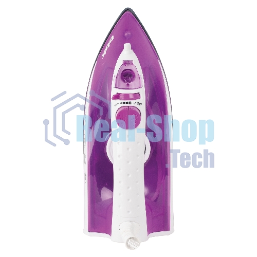 Утюг BBK ISE-1802 фиолетовый/белый, 1800 Вт, 20 г/мин, 60 г/мин, 180 мл