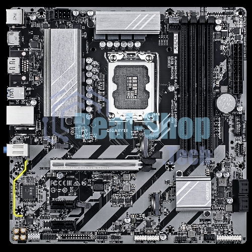 Материнская плата Gigabyte B860M D3HP, LGA 1851, Intel B860, 4xDDR5, 4xSATA, 2xM.2, 1xPCIe 5.0 x16, 2xPCIe x1, 1xHDMI, 1xDP, 1x 1Gb LAN, 3xUSB-A 3.2 Gen 1, 3xUSB-A 2.0, 1xUSB-C 3.2 Gen 1, 3x3.5 мм, 7.1, mATX