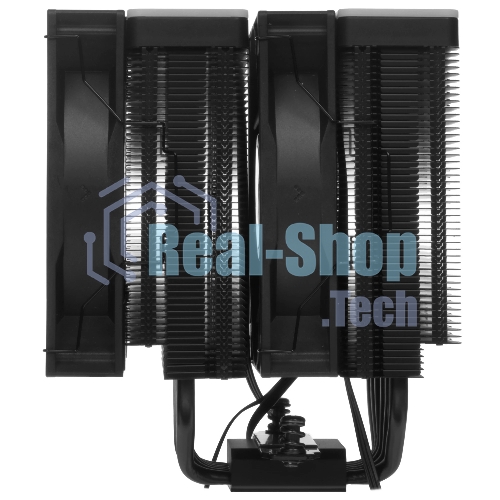 Кулер для процессора DEEPCOOL AG620 BK ARGB V2 черный 120мм алюминий+медь 1850rpm 29.4db 4-pin 260W 157мм