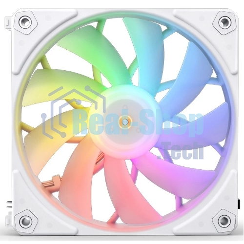 Вентилятор для корпуса JONSBO ZF-120W (120x120x25мм, 4-pin PWM, ARGb, 61.0CFM, 28.9dBA, 1500RPM, белый, 3pcs)