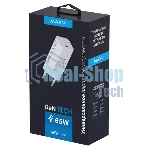 Сетевое зарядное устройство Maxvi A481GN mini 65W, USB-C, белый