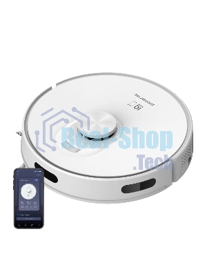 Робот-пылесос Polaris PVCR G2 5001 WI IQ HOME белый, 5100 мАч Li-ion, уборка сухая/влажная, пылесборник контейнер 0,4 л