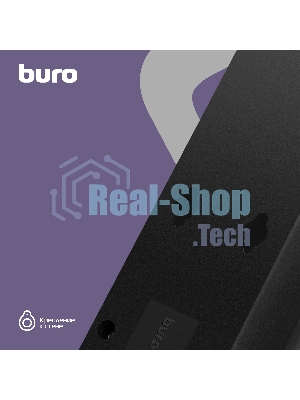 Сетевой фильтр Buro Сетевой фильтр, 5 розеток, 3 метра, черный