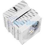 Кулер Ocypus Iota A62 WH Iota-A62-WH белый 120мм алюминий+медь 2000rpm 29db 4-pin 260W 158мм