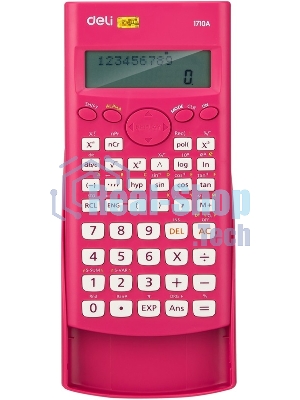 Калькулятор научный Deli E1710A/RED красный 10+2-разр.