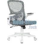 Кресло Бюрократ ASTER N-W TW-04 Neo Grey темно-серый, сетка/ткань, 120 кг, механизм качания