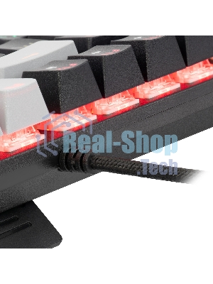 Клавиатура Oklick K600X проводная, USB Type-A, серый
