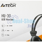Гарнитура A4Tech HU-30 чёрный, проводная
