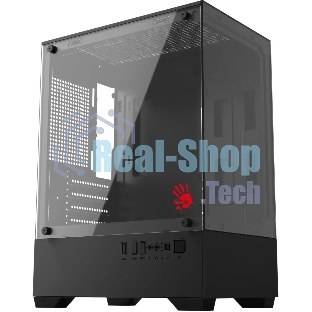 Корпус Bloody CC-125-BK, Mini-Tower, чёрный