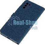Чехол (флип-кейс) DF poFlip-03 для Xiaomi Poco M3 синий