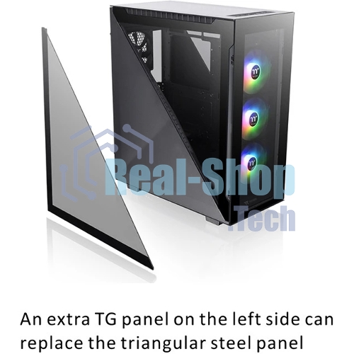 Компьютерный корпус Thermaltake Divider 500 TG ARGb CA-1T4-00M1WN-01 Black/Win/SPCC/Tempered Glass*4/120мм ARGb Fan*3/120мм Standard Fan*1 (527880)