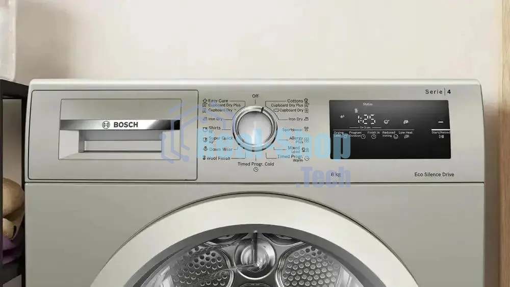 Сушильная машина Bosch WTN86212ME серый, 8 кг, сушка - конденсационная, программ - 8, 59.8 x 84.2 x 61.3 см