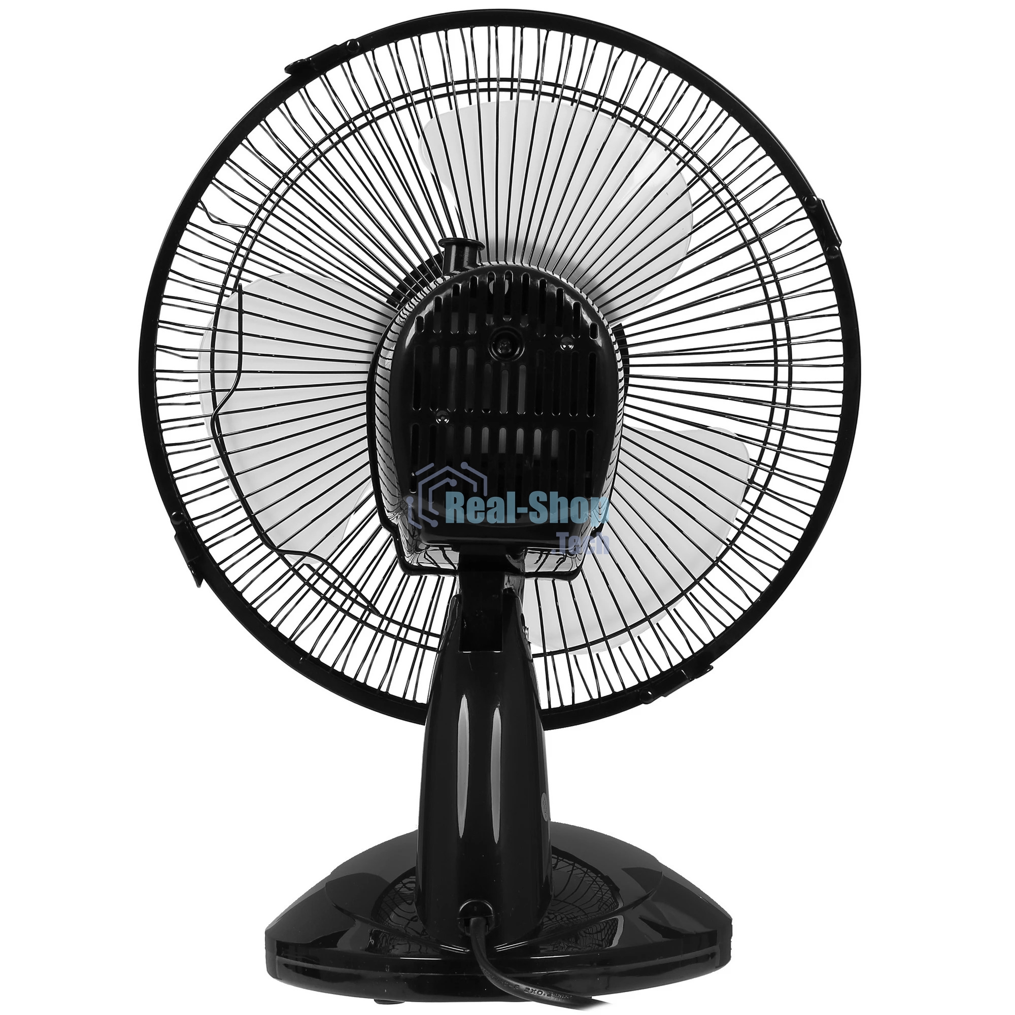 Вентилятор Rix RDF-2200W черный, настольный, 30 Вт, 2 скорости, 22 см