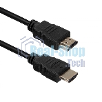 Кабель ACD-DHHM1-10B HDMI 1.4, Golden Plated,19m/19m, черный, 1м