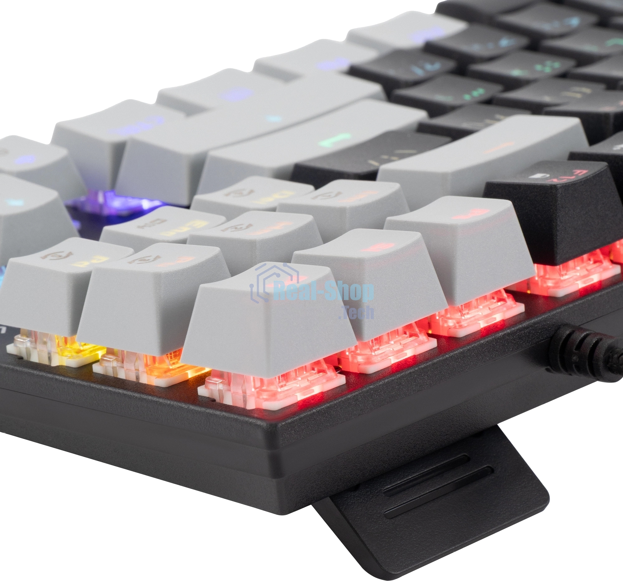 Клавиатура Oklick K600X проводная, USB Type-A, серый