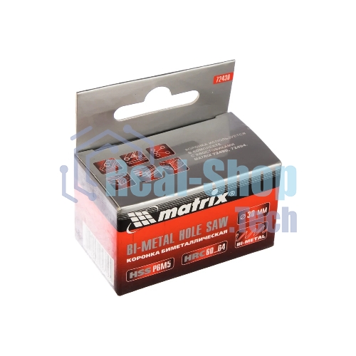 Коронка Matrix BIMETAL, 30 мм