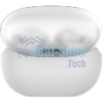 Наушники TWS Tecno Buds 4 белый, внутриканальные, Bluetooth, до 6 ч