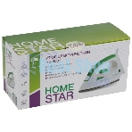 Утюг Homestar HS-4001 бело-зеленый (2000 Вт, пар, тефлоновая подошва)