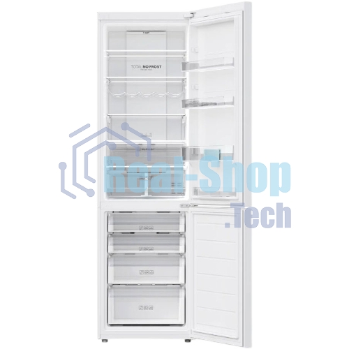 Холодильник Haier C2F637CWMVU1 белый, двухкамерный, 278/108л, морозилка снизу, No Frost