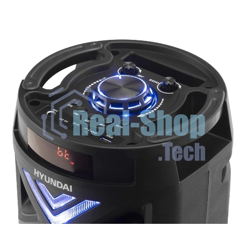 Минисистема Hyundai H-MC180 черный 80Вт/FM/USB/BT/SD/MMC