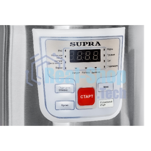 Мультиварка SUPRA MCS-4115 5 л, 900 Вт, 11 программ, серебристый/белый