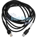 Сканер штрих-кода ручной Mertech 2310 P2D 1D/2D имидж, проводной, 100 скан/сек, USB-HID; USB-COM - эмуляция, черный