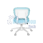 Кресло Cactus CS-CHR-3594BL голубой, ткань, 75 кг, механизм качания