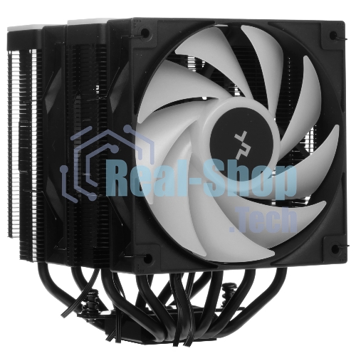 Кулер для процессора DEEPCOOL AG620 BK ARGB V2 черный 120мм алюминий+медь 1850rpm 29.4db 4-pin 260W 157мм
